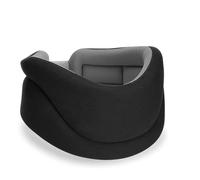 HAGJII Soporte Para El Cuello Para Alivio Del Dolor Ergonómico Ajustable Collarín Cervical Para Dormir, Viajar, Trabajar En La Oficina Y Recuperarse De Lesiones(Negro,L)