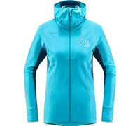 Haglöfs 605255_4TY L.I.M MID COMP HOOD - Chaqueta para mujer (talla S), color azul y azul oscuro