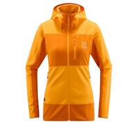 Haglöfs 605367_5LP L.I.M Mid Fast Jacket Mujer, Sunny Yellow/Desert Yellow, Tamaño L