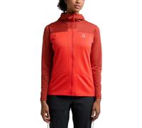 Haglöfs 606211_5M3 ROC FLASH MID Jacket Mujer CORROSION/POPPY RED Tamaño S