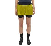 Haglöfs 607203_5QC L.I.M Intense Trail 2IN1 Shorts Mujer Aurora/Teak Brown Tamaño M