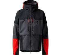 HAGLÖFS Haglofs Spitz Gtx Pro Ii Jacket M - Hombre - Negro / Gris / Rojo - talla L- modelo 2026
