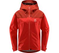 Haglöfs - Ropa de esquí de travesía mujer - ROC Flash GTX Jacket W Poppy red/Corrosion para Mujer - Talla S - Rojo Rojo S