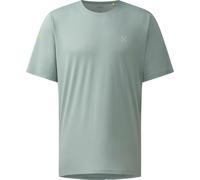 Haglöfs - Ropa de senderismo - L.I.M Delta Tee M Dew Green Melange de Lana - Talla L - Verde Verde L