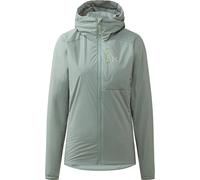 Haglöfs - Ropa de senderismo mujer - L.I.M Mimic Barrier Hood W Dew Green de Softshell - Talla S - Verde Verde S