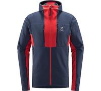 HAGLOFS 604820_4XV ROC Nordic Mid Hood Men Sweatshirt Hombre Tarn Blue/Zenith Red Tamaño S