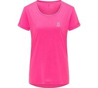 HAGLOFS 605158_4T3 Ridge Hike tee Women T-Shirt Mujer Ultra Pink Tamaño XS