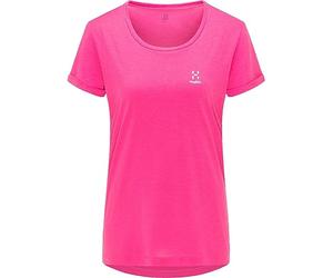 HAGLOFS 605158_4T3 Ridge Hike tee Women T-Shirt Mujer Ultra Pink Tamaño XS
