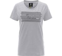 HAGLOFS TRÄD tee Print T-Shirt, Hormigón, XS para Mujer