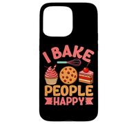 Hago a la Gente Happy Cupcake Cookie Joy Carcasa para iPhone 15 Pro MAX
