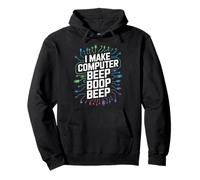 Hago Beep Boop Beep Ingeniero de Redes Sudadera con Capucha