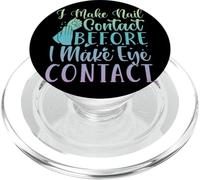 Hago contacto con las uñas antes de hacer contacto con los ojos | Nail Tech PopSockets PopGrip para MagSafe