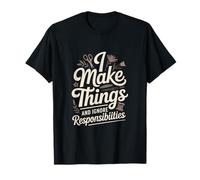 Hago Cosas e ignoro responsabilidades Crafting Camiseta
