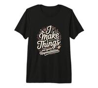 Hago Cosas e ignoro responsabilidades Crafting Camiseta Premium