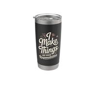 Hago cosas e ignoro responsabilidades Crafting Vaso térmico de acero inoxidable de doble pared