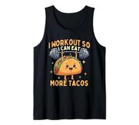 Hago Ejercicio para Poder Comer más Tacos - Taco Lover Cinco de Mayo Camiseta sin Mangas
