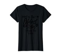 Hago Las Reglas para Adultos Mayores 3 Hermanas Coincidencia Camiseta gráfica económica, Mujer, Negro, XS