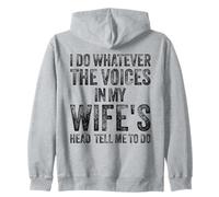 Hago lo que las voces en la cabeza de mi esposa me digan que haga Sudadera con Capucha
