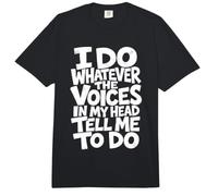 Hago lo Que Las Voces en mi Cabeza me Dicen Que Haga sarcástico Comfort Colors Adult Heavyweight T-Shirt