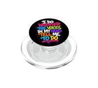 Hago lo Que Las Voces en mi Cabeza me Dicen Que Haga sarcástico PopSockets PopGrip para MagSafe
