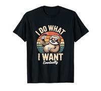Hago lo Que Quiero eventualmente café Perezoso Camiseta