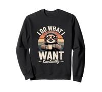 Hago lo Que Quiero eventualmente café Perezoso Sudadera