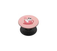 Hago lo Que Quiero Gato Divertido PopSockets PopGrip Adhesivo