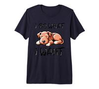 Hago lo Que Quiero - Lindo Airedale Terrier durmiendo Camiseta Premium