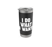 Hago lo que quiero Vaso térmico de acero inoxidable de doble pared