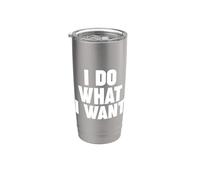 Hago lo que quiero Vaso térmico de acero inoxidable de doble pared
