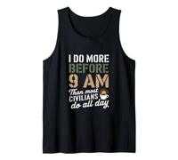 Hago más antes de las 9 AM que la mayoría de los civiles hacen enfermeras de VA Camiseta sin Mangas