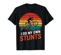 : Hago mis propias acrobacias, divertido accidente de bicicleta retro Camiseta