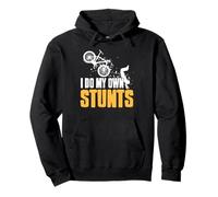 Hago Mis Propias Acrobacias Humor en Bici Sudadera con Capucha