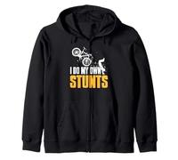Hago Mis Propias Acrobacias Humor en Bici Sudadera con Capucha