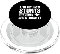 Hago mis propias Acrobacias Pero Nunca intencionalmente humoreo PopSockets PopGrip para MagSafe