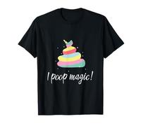 Hago popó Magic Unicorn Rainbow Poop Camiseta