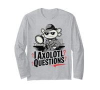 Hago Preguntas Divertidas sobre Axolotl para niños pequeños, Hombres y Adultos Manga Larga