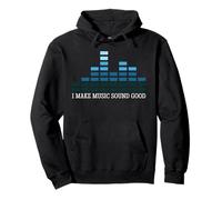 Hago Que la música suene Bien Divertido Ingeniero de Audio Sudadera con Capucha