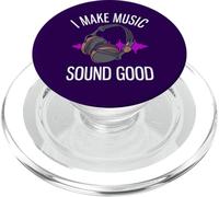 Hago Que la música suene Bien Funny Music Productor PopSockets PopGrip para MagSafe