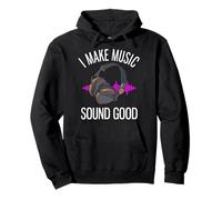 Hago Que la música suene Bien Funny Music Productor Sudadera con Capucha