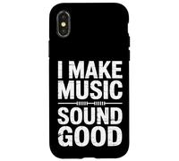 Hago que la música suene bien ingeniero de audio Carcasa para iPhone X/XS
