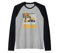 Hago que la suciedad sea un buen orgullo del operador de excavadora Camiseta Manga Raglan