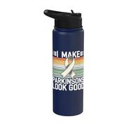 Hago que los Parkinson se vean bien Enfermedad de Parkinson Stainless Steel Insulated Water Bottle