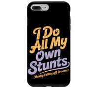 Hago todas mis propias acrobacias principalmente cayendo escobas Halloween Carcasa para iPhone 7 Plus/8 Plus