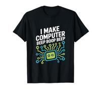 Hago un pitido de computadora Boop Beep Estilo de Ingeniero de Redes Camiseta