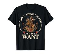 Hago una Cosa Llamada lo Que Quiero Vaquera Rodeo Caballo Camiseta