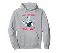 Hago una Cosa Llamada What I Want Vintage Retro Girls Sudadera con Capucha