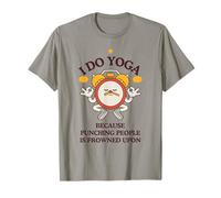 Hago Yoga Porque Pegar A La Gente Está Mal Visto Camiseta