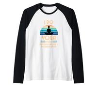 Hago Yoga Porque Pegar A La Gente Está Mal Visto Camiseta Manga Raglan