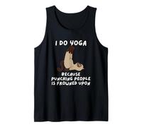 Hago Yoga Porque Pegar A La Gente Está Mal Visto Camiseta sin Mangas